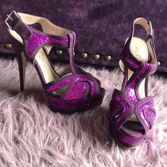 Purple Aldo Heels - Picture 2 of 8